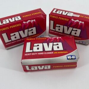 Lava Heavy-Duty Pumice Hand Cleaner 3-Pack 5.75oz Red Bar Soap WD-40 Company